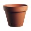 Virágcserép Standard agyag 13cm