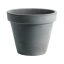 Virágcserép Standard szürke 25cm