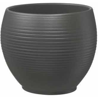 Kaspó Manacor Matte Anthracite 22 cm