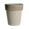 Virágcserép Alto szürke húzott 15cm