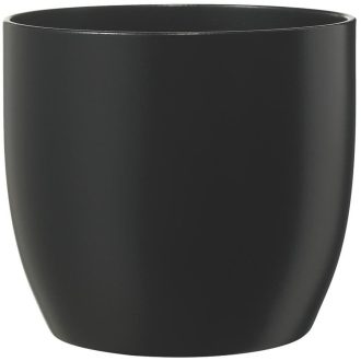 Kaspó Basel Fekete 21 cm 