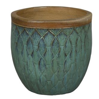 Virágcserép Berlin türkiz 3 részes