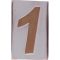 Házszám/1 9cm