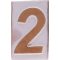 Házszám/2 9cm