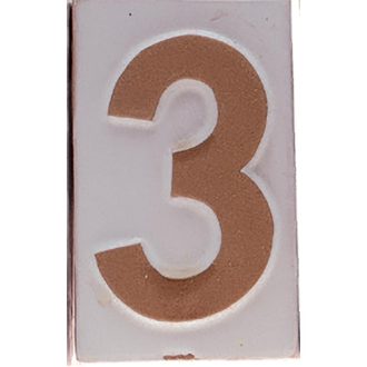 Házszám/3 9cm