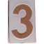 Házszám/3 9cm