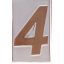 Házszám/4 9cm