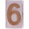 Házszám/6 9cm