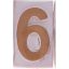 Házszám/6 9cm