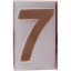 Házszám/7 9cm