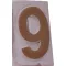 Házszám/9 9cm