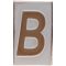 Házbetű/B 9cm
