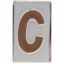 Házbetű/C 9cm