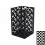 Asztali gyertyatartó Geometric fekete 30cm