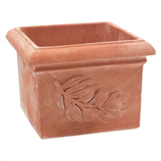 Virágláda Siena olivás kocka 26cm