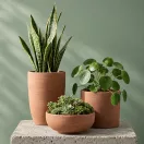 Agyagcserép Linea Copper 21cm