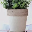Virágcserép Alto szürke húzott 21cm