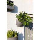 Fali virágcserép Puk szürke 20cm
