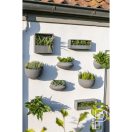 Fali virágcserép Balcony szürke 40cm
