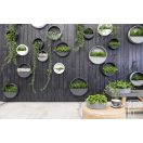 Fali virágcserép Wally szürke 40cm