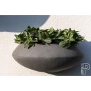 Fali virágcserép Tara szürke 17cm