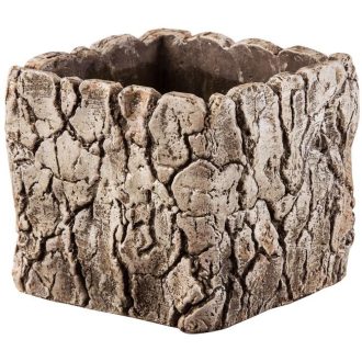 Virágláda kocka Crack 19cm