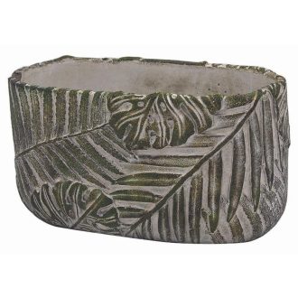 Ovális virágláda Leaves 23 cm 