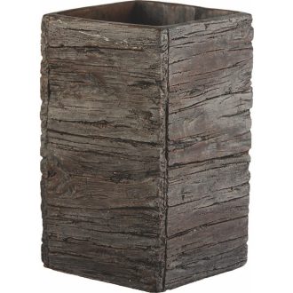 Virágláda magas kocka Wood 20cm