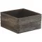 Virágláda alacsony kocka Wood 20cm
