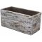 Virágláda Wood 18cm fehér