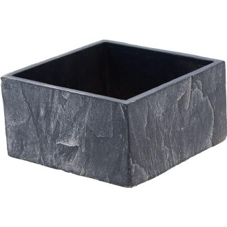 Virágláda alacsony kocka Steatite 20cm