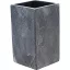 Virágláda magas kocka Steatite 30cm