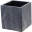 Virágláda kocka Steatite 16cm