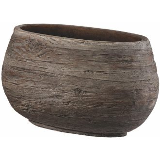 Virágcserép ovális Wood 39cm