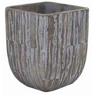 Virágláda kocka Zenzero 12 cm 