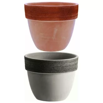 Virágcserép Patavium antik-szürke húzott 53cm 