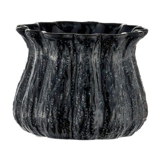 Kaspó Glenda fekete 20cm