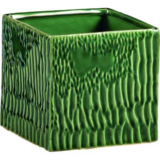 Virágláda Graffito zöld 13cm