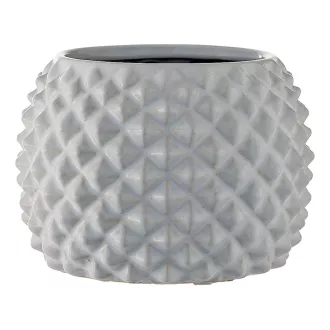 Kaspó Diamante fehér 17cm