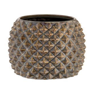 Kaspó Diamante barna 21cm