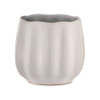 Kaspó Alma fehér 15cm