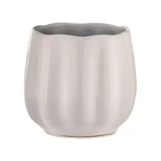 Kaspó Alma fehér 15cm