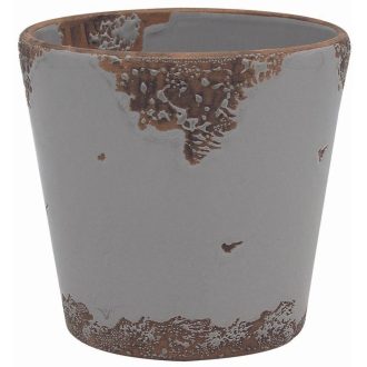 Kaspó Manhattan Erosion Szürke 13 cm