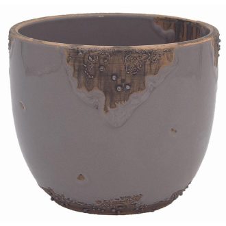 Kaspó Lucca Erosion Homok 13 cm