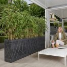 Virágláda magas Mosaic antracit 80cm