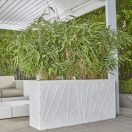 Virágláda magas Mosaic fehér 80cm