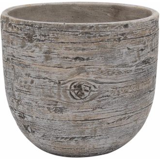 Kaspó Wood 35cm fehér