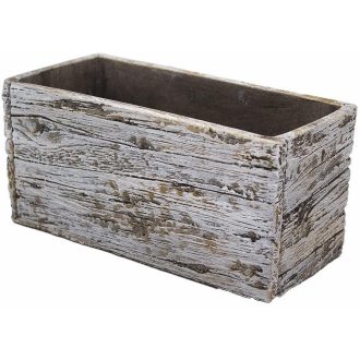 Virágláda Wood 44cm fehér