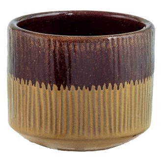 Virágcserép Cigar barna 3 r.