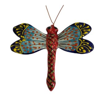 Szitakötő kerámia 16cm